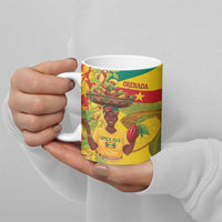 Personalized Grenada Spicemas 2025 Ceramic Mug Spice Isle Nutmeg Cocoa Pod - Wonder Print Shop