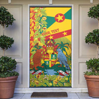 Personalized Grenada Spicemas 2025 Door Cover Spice Isle Nutmeg Cocoa Pod - Wonder Print Shop