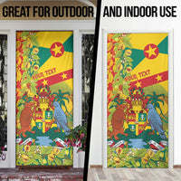 Personalized Grenada Spicemas 2025 Door Cover Spice Isle Nutmeg Cocoa Pod - Wonder Print Shop