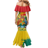 Personalized Grenada Spicemas 2025 Family Matching Mermaid Dress and Hawaiian Shirt Spice Isle Nutmeg Cocoa Pod - Wonder Print Shop