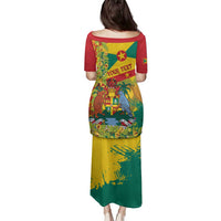 Personalized Grenada Spicemas 2025 Family Matching Puletasi and Hawaiian Shirt Spice Isle Nutmeg Cocoa Pod - Wonder Print Shop