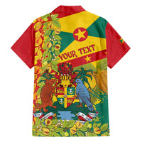 Personalized Grenada Spicemas 2025 Family Matching Summer Maxi Dress and Hawaiian Shirt Spice Isle Nutmeg Cocoa Pod - Wonder Print Shop