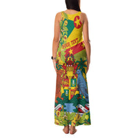 Personalized Grenada Spicemas 2025 Family Matching Tank Maxi Dress and Hawaiian Shirt Spice Isle Nutmeg Cocoa Pod - Wonder Print Shop