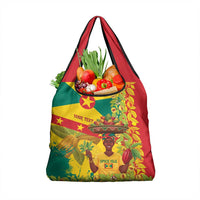 Personalized Grenada Spicemas 2025 Grocery Bag Spice Isle Nutmeg Cocoa Pod - Wonder Print Shop