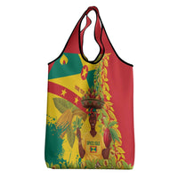 Personalized Grenada Spicemas 2025 Grocery Bag Spice Isle Nutmeg Cocoa Pod - Wonder Print Shop