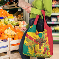 Personalized Grenada Spicemas 2025 Grocery Bag Spice Isle Nutmeg Cocoa Pod - Wonder Print Shop