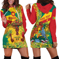 Personalized Grenada Spicemas 2025 Hoodie Dress Spice Isle Nutmeg Cocoa Pod - Wonder Print Shop