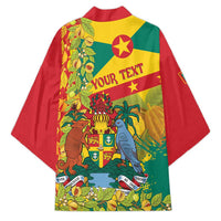 Personalized Grenada Spicemas 2025 Kimono Spice Isle Nutmeg Cocoa Pod - Wonder Print Shop