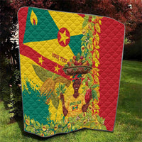 Personalized Grenada Spicemas 2025 Quilt Spice Isle Nutmeg Cocoa Pod - Wonder Print Shop