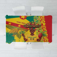 Personalized Grenada Spicemas 2025 Tablecloth Spice Isle Nutmeg Cocoa Pod - Wonder Print Shop