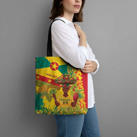 Personalized Grenada Spicemas 2025 Tote Bag Spice Isle Nutmeg Cocoa Pod - Wonder Print Shop