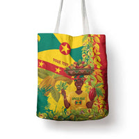 Personalized Grenada Spicemas 2025 Tote Bag Spice Isle Nutmeg Cocoa Pod - Wonder Print Shop