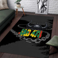 Grenada Jab Jab 473 Area Rug Spicemas Festival Chain Grunge Style - Wonder Print Shop