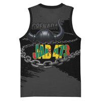 Grenada Jab Jab 473 Basketball Jersey Spicemas Festival Chain Grunge Style - Wonder Print Shop