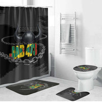 Grenada Jab Jab 473 Bathroom Set Spicemas Festival Chain Grunge Style - Wonder Print Shop