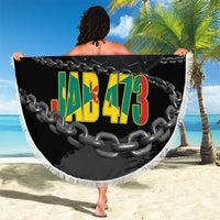 Grenada Jab Jab 473 Beach Blanket Spicemas Festival Chain Grunge Style - Wonder Print Shop