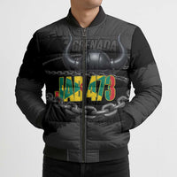 Grenada Jab Jab 473 Bomber Puffer Jacket Spicemas Festival Chain Grunge Style - Wonder Print Shop