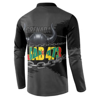 Grenada Jab Jab 473 Button Sweatshirt Spicemas Festival Chain Grunge Style - Wonder Print Shop