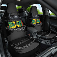 Grenada Jab Jab 473 Car Seat Cover Spicemas Festival Chain Grunge Style - Wonder Print Shop