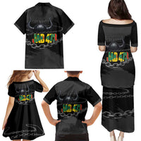 Grenada Jab Jab 473 Family Matching Puletasi and Hawaiian Shirt Spicemas Festival Chain Grunge Style - Wonder Print Shop