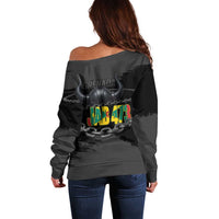 Grenada Jab Jab 473 Off Shoulder Sweater Spicemas Festival Chain Grunge Style - Wonder Print Shop