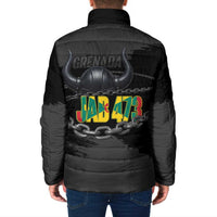 Grenada Jab Jab 473 Padded Jacket Spicemas Festival Chain Grunge Style - Wonder Print Shop