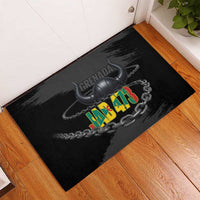 Grenada Jab Jab 473 Rubber Doormat Spicemas Festival Chain Grunge Style - Wonder Print Shop