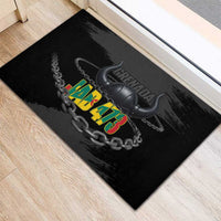 Grenada Jab Jab 473 Rubber Doormat Spicemas Festival Chain Grunge Style - Wonder Print Shop