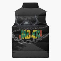 Grenada Jab Jab 473 Sleeveless Puffer Jacket Spicemas Festival Chain Grunge Style - Wonder Print Shop