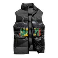 Grenada Jab Jab 473 Sleeveless Puffer Jacket Spicemas Festival Chain Grunge Style - Wonder Print Shop