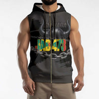 Grenada Jab Jab 473 Sleeveless Zip Hoodie Spicemas Festival Chain Grunge Style - Wonder Print Shop