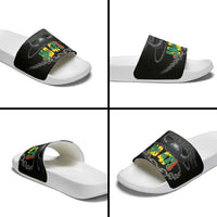 Grenada Jab Jab 473 Slide Sandals Spicemas Festival Chain Grunge Style - Wonder Print Shop