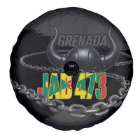 Grenada Jab Jab 473 Spare Tire Cover Spicemas Festival Chain Grunge Style - Wonder Print Shop