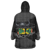 Grenada Jab Jab 473 Wearable Blanket Hoodie Spicemas Festival Chain Grunge Style - Wonder Print Shop