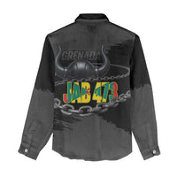 Grenada Jab Jab 473 Women Casual Shirt Spicemas Festival Chain Grunge Style - Wonder Print Shop