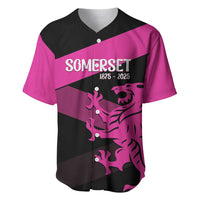 Custom Somerset Cricket Baseball Jersey 150 Years of Anniversary - Wonder Print Shop