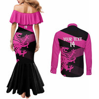 Custom Somerset Cricket Couples Matching Mermaid Dress and Long Sleeve Button Shirt 150 Years of Anniversary - Wonder Print Shop