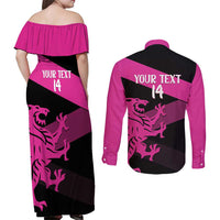 Custom Somerset Cricket Couples Matching Off Shoulder Maxi Dress and Long Sleeve Button Shirt 150 Years of Anniversary - Wonder Print Shop