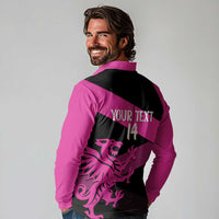 Custom Somerset Cricket Long Sleeve Polo Shirt 150 Years of Anniversary - Wonder Print Shop