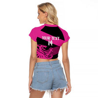 Custom Somerset Cricket Raglan Cropped T Shirt 150 Years of Anniversary - Wonder Print Shop