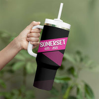 Custom Somerset Cricket Tumbler With Handle 150 Years of Anniversary - Wonder Print Shop