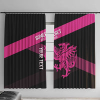 Custom Somerset Cricket Window Curtain 150 Years of Anniversary - Wonder Print Shop