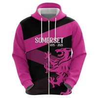 Custom Somerset Cricket Zip Hoodie 150 Years of Anniversary - Wonder Print Shop