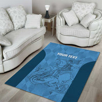 Custom St. Georges Cricket Area Rug Go Champions Sporty Style - Wonder Print Shop