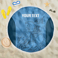 Custom St. Georges Cricket Beach Blanket Go Champions Sporty Style - Wonder Print Shop