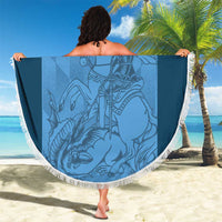 Custom St. Georges Cricket Beach Blanket Go Champions Sporty Style - Wonder Print Shop