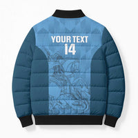 Custom St. Georges Cricket Bomber Puffer Jacket Go Champions Sporty Style - Wonder Print Shop