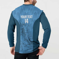 Custom St. Georges Cricket Button Sweatshirt Go Champions Sporty Style - Wonder Print Shop