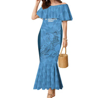 Custom St. Georges Cricket Family Matching Mermaid Dress and Hawaiian Shirt Go Champions Sporty Style - Wonder Print Shop