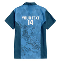 Custom St. Georges Cricket Family Matching Off Shoulder Short Dress and Hawaiian Shirt Go Champions Sporty Style - Wonder Print Shop